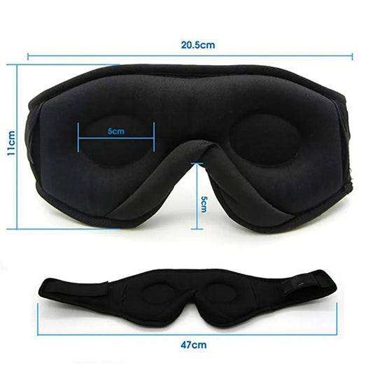 Sleep 3D Eye Mask with Headphones and Bluetooth