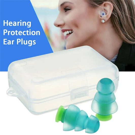 Silicone Hearing Protection Earplugs