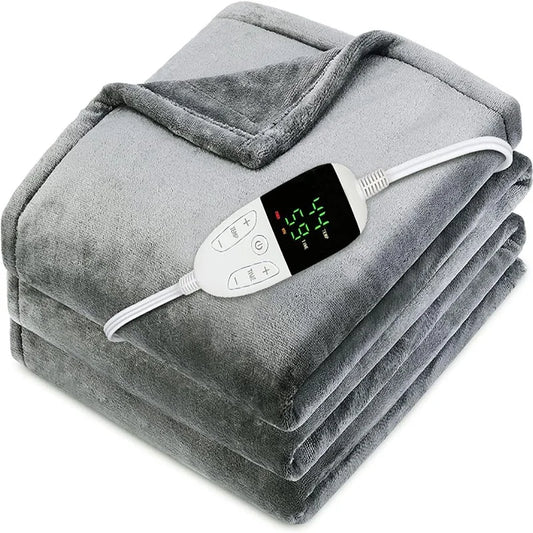 Electric Soft Heated Throw Blanket