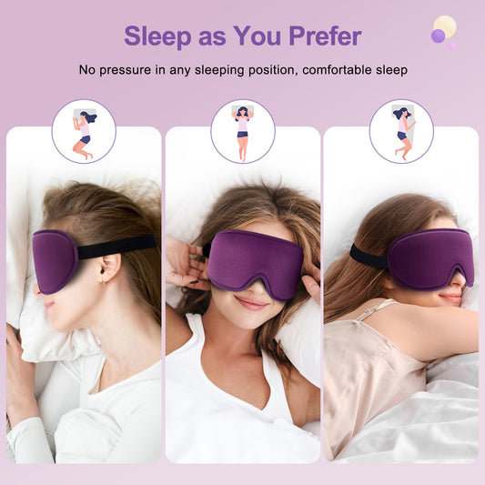 3D Memory Foam Silk Sleeping Mask